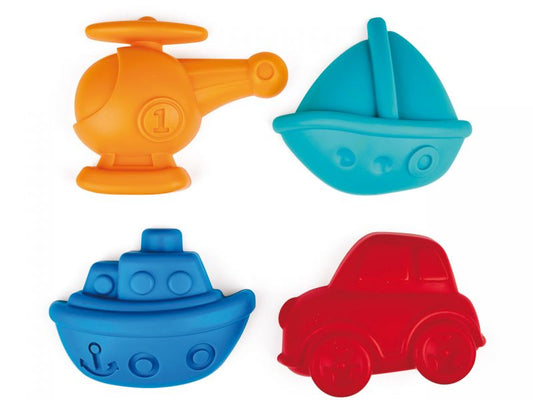 Hape Sandform Fahrzeuge-Set, 4-tlg.