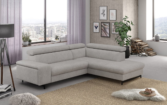 Ecksofa Emma mit Schlaffunktion und Bettkasten – Funktionalität trifft auf elegantes Design