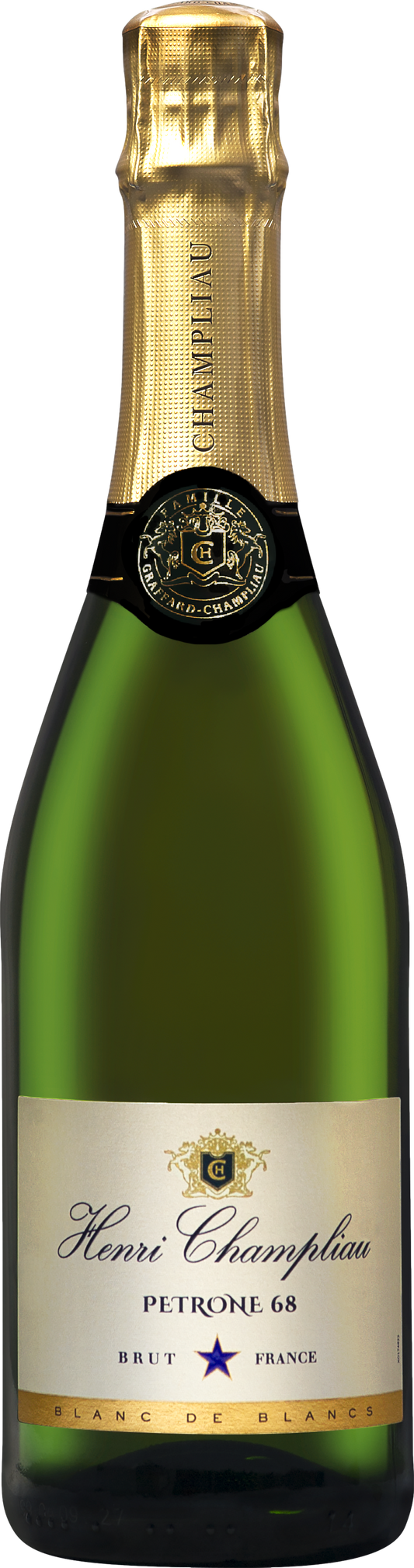 Henri Champliau Cremant de Bourgogne Petrone 68 Blanc de Blancs Brut