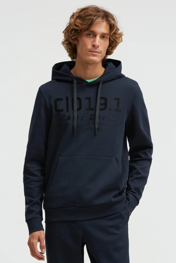 CAMP DAVID Hoodie aus Interlock mit Backprint