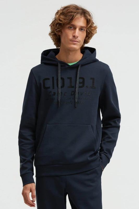 CAMP DAVID Hoodie aus Interlock mit Backprint