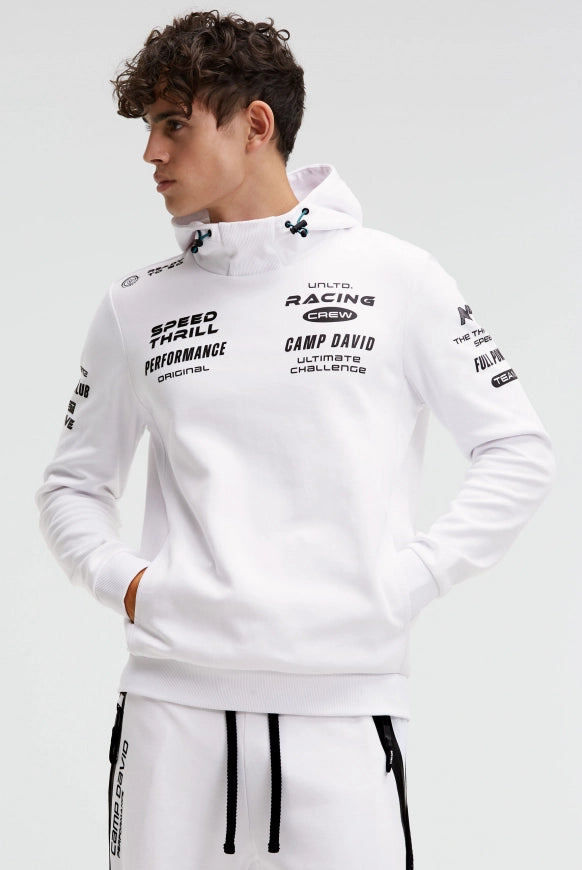 CAMP DAVID Hoodie aus Interlock mit Rubber Artworks