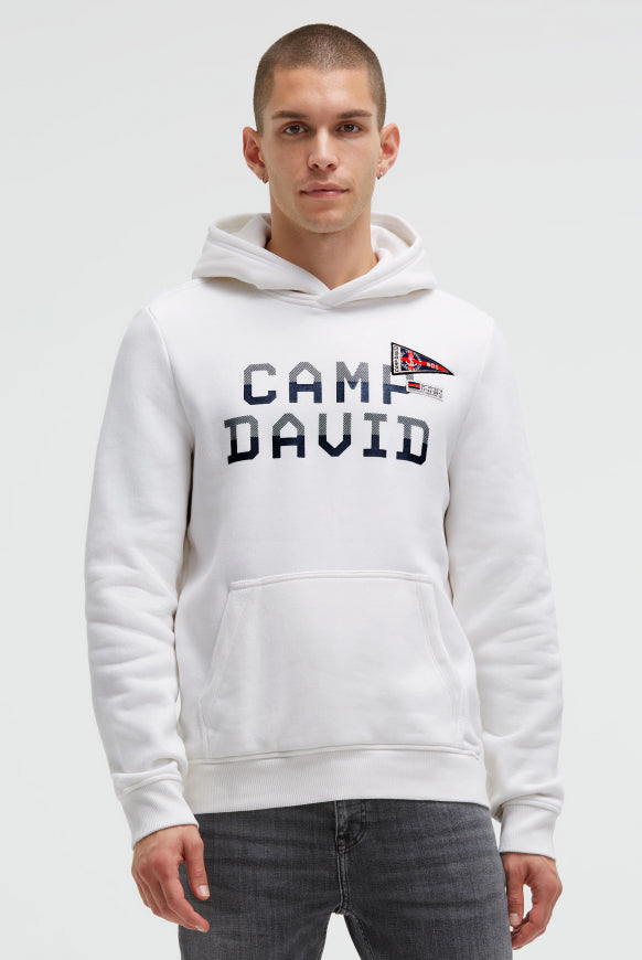 CAMP DAVID Hoodie mit Rubber Print und Tapes