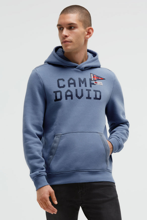 CAMP DAVID Hoodie mit Rubber Print und Tapes