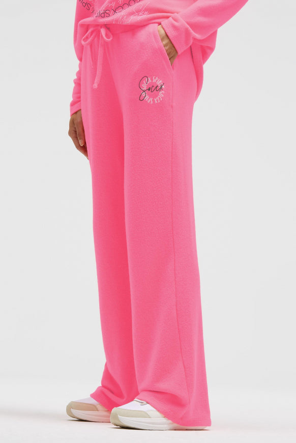 SOCCX Hose aus Flauschstrick Relaxed Fit