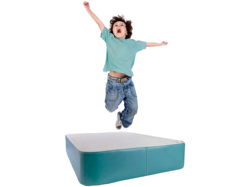 Kinder-Hüpfpolster »Hipp-Hopp«, petrol/hellgrau