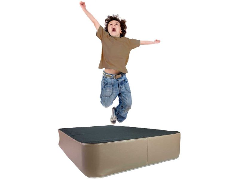 Kinder-Hüpfpolster »Hipp-Hopp«, braun/schwarz