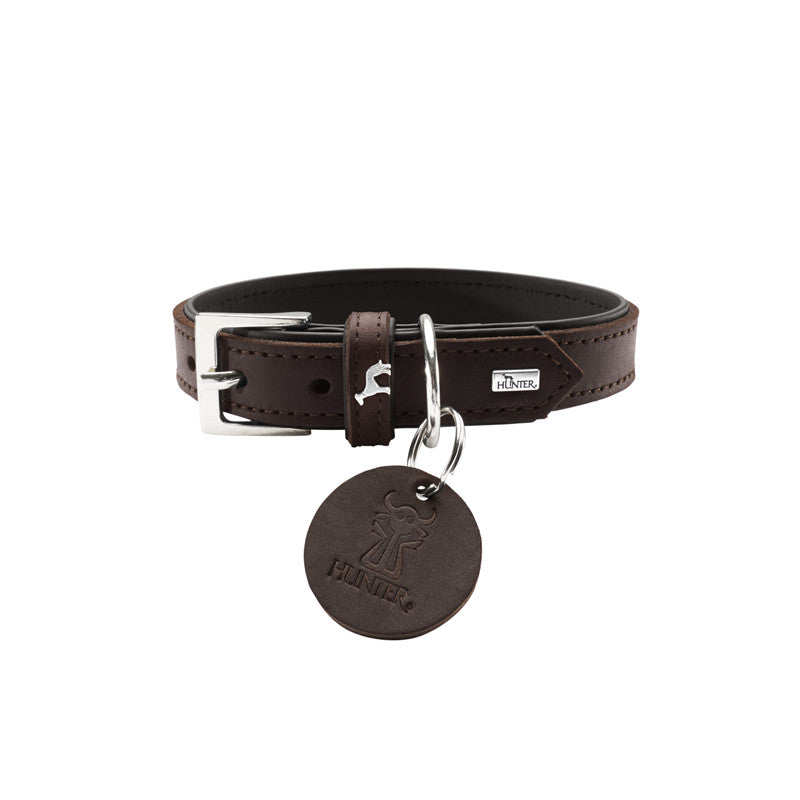 Hunter Halsband Larvik dunkelbraun/