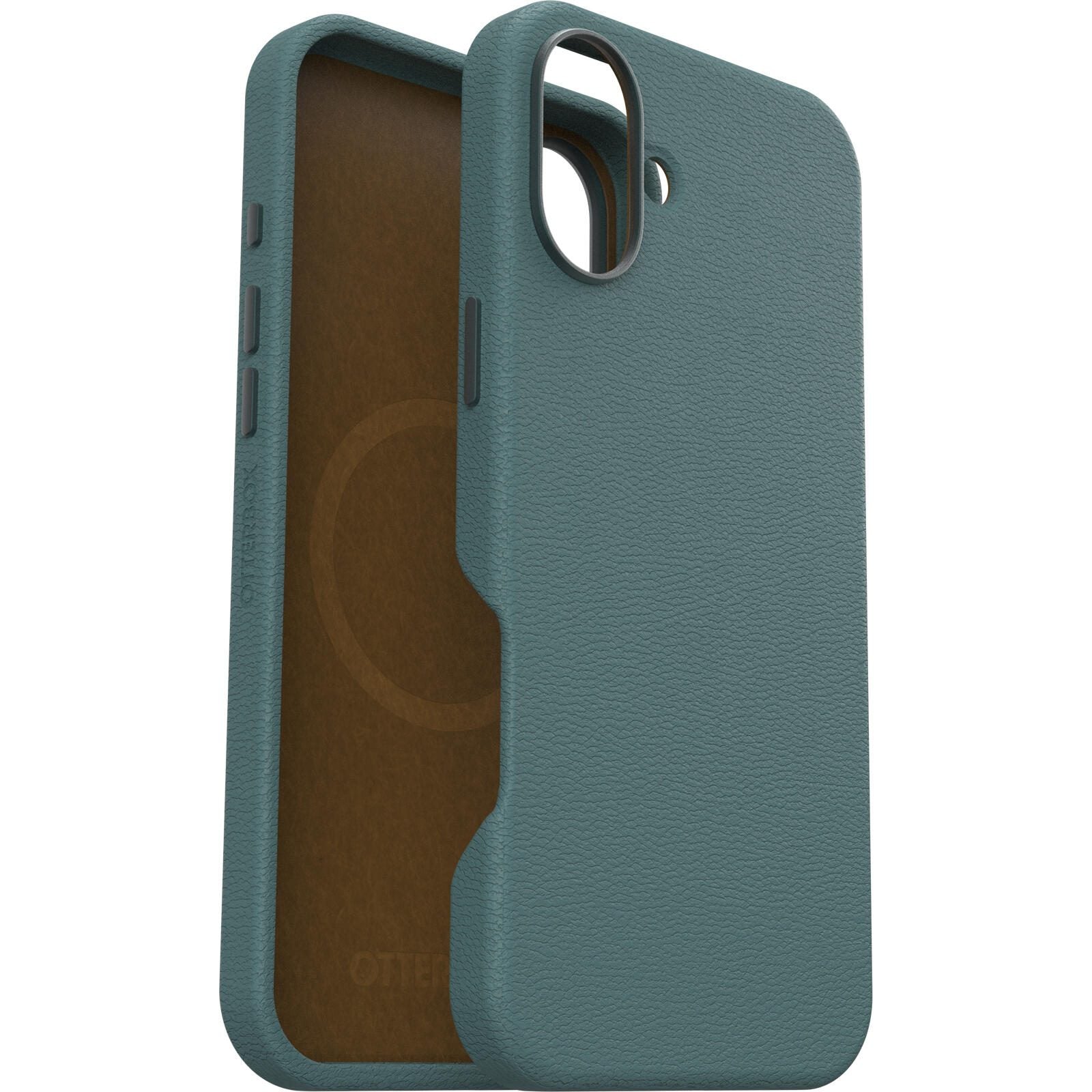 OtterBox Symmetry Cactus Leather Apple iPhone 16 Plus Juniper Sprig - green
