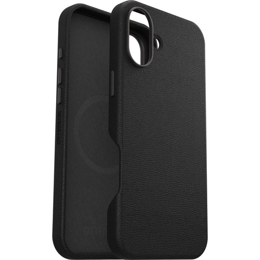 OtterBox Symmetry Cactus Leather Apple iPhone 16 Plus Noir Ash - black