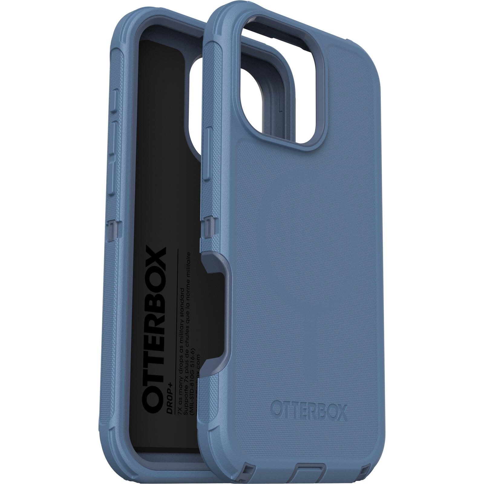 OtterBox Defender MagSafe Apple iPhone 16 Pro Max Baby Blue Jeans - blue