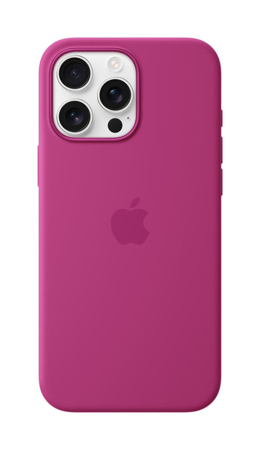 Apple Silikon Case iPhone 16 Pro Max mit MagSafe (fuchsia)