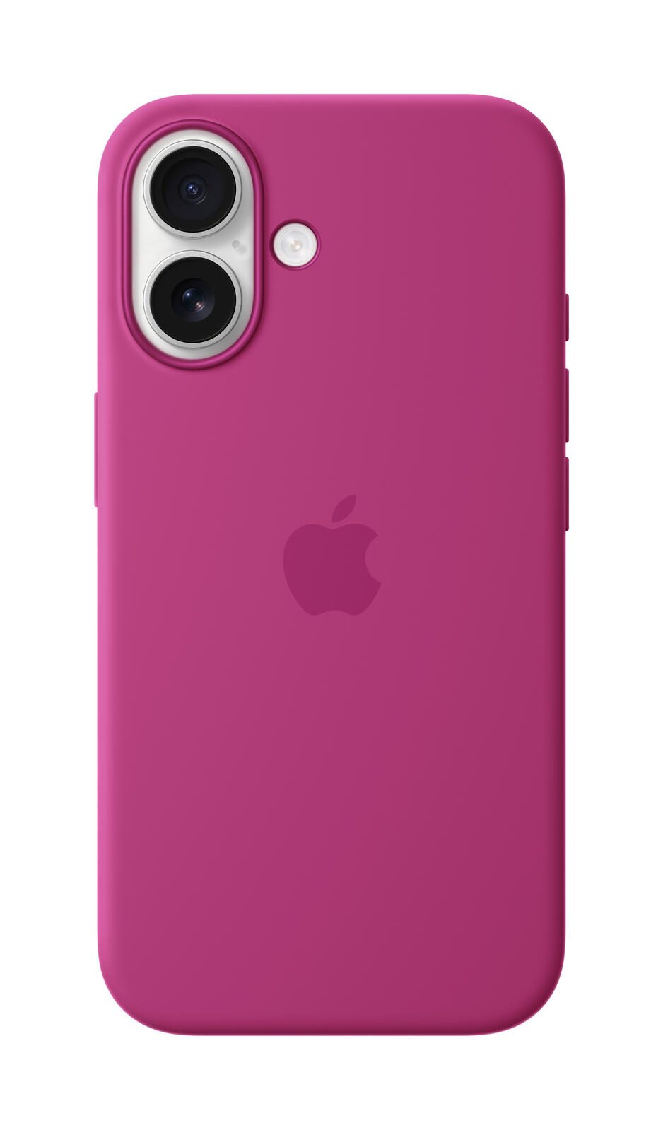 Apple Silikon Case iPhone 16 mit MagSafe (fuchsia)