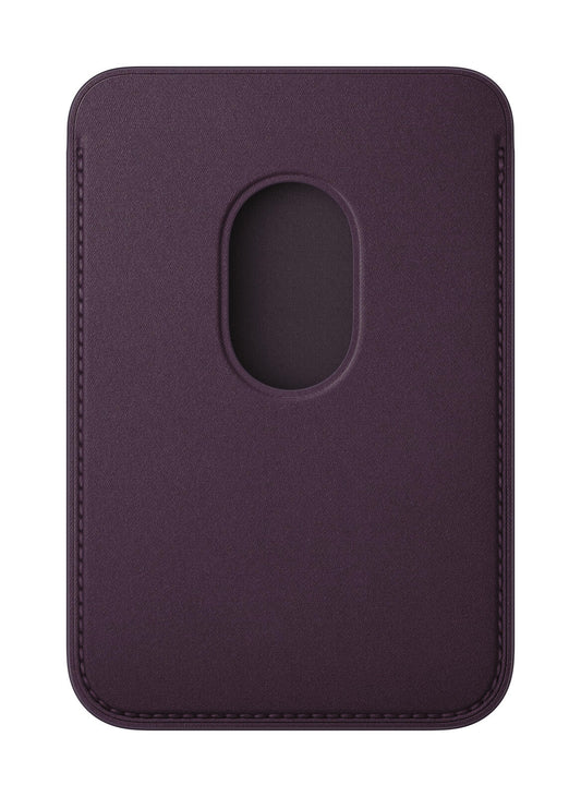 Apple iPhone Feingewebe Wallet mit MagSafe (brombeere)