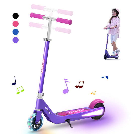 iScooter iK1S/iK3 Kinder E-Scooter mit höhenverstellbarem Lenker - iK1S Lila