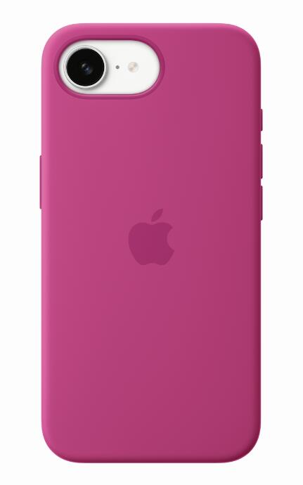Apple Silikon Case iPhone 16e (Fuchsia)