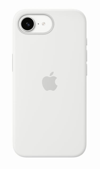 Apple Silikon Case iPhone 16e (weiß)