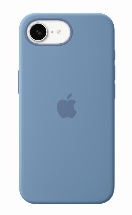 Apple Silikon Case iPhone 16e (Winter Blue)