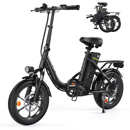 U4 Tiefeinsteiger Klappbar E-Bike - Schwarz