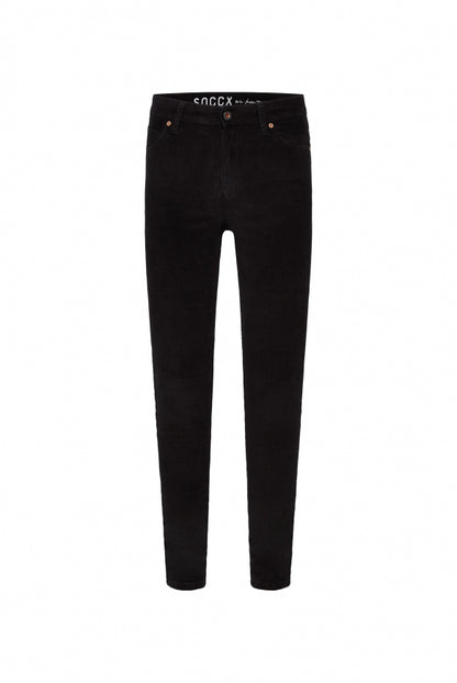 SOCCX Jeans AL:ICE Slim Fit - black corduroy
