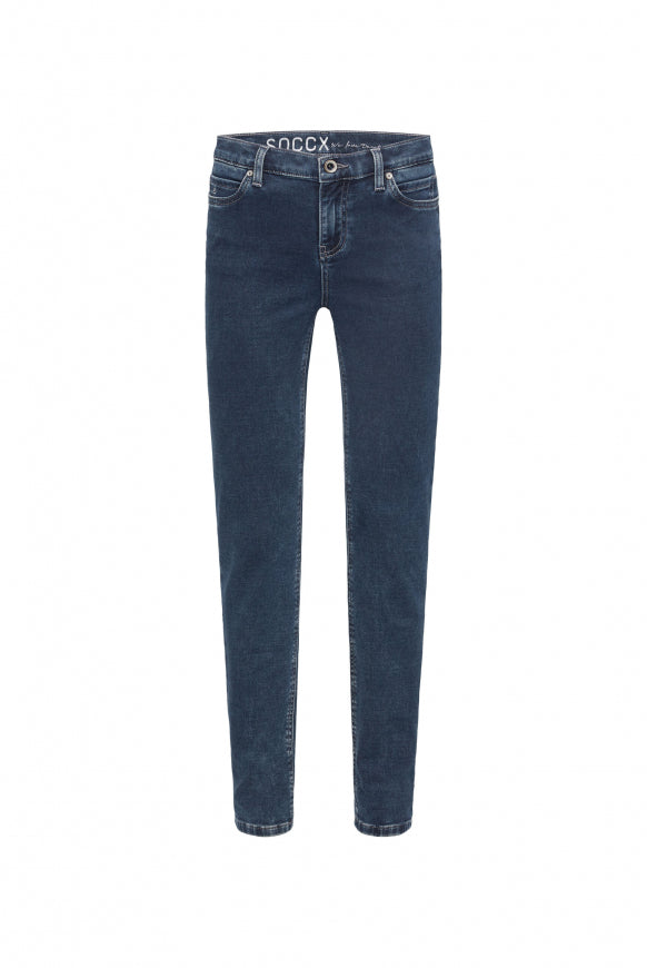SOCCX Jeans HE:DI Slim Fit - blue black jogg