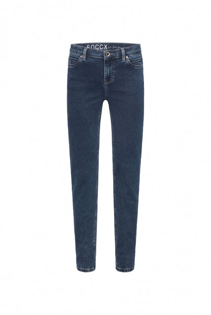 SOCCX Jeans HE:DI Slim Fit - blue black jogg