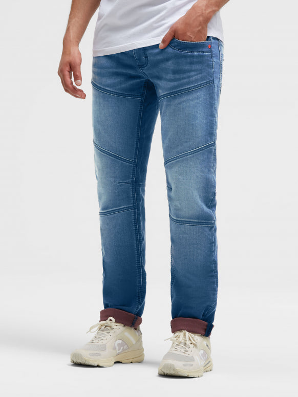 CAMP DAVID Jeans HE:RY Regular Fit - blue red jogg