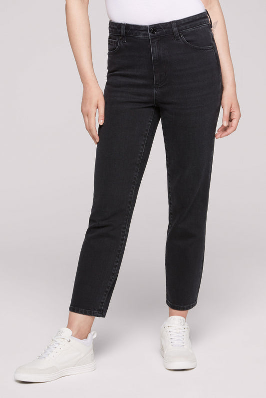 SOCCX Jeans LE:A Mom Fit