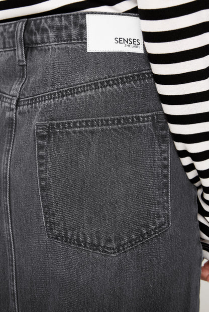SENSES.THE LABEL Jeansrock in Midilänge