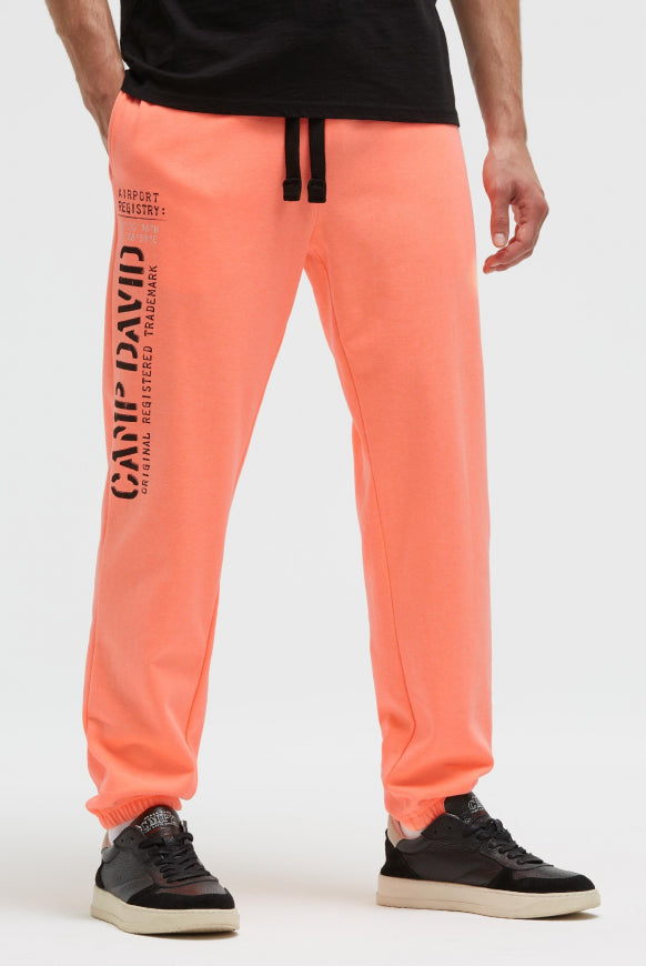 CAMP DAVID Jogginghose mit Logo Print