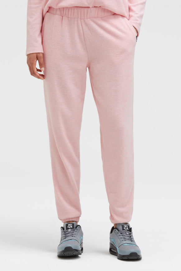 SOCCX Jogpants aus Flauschstrick