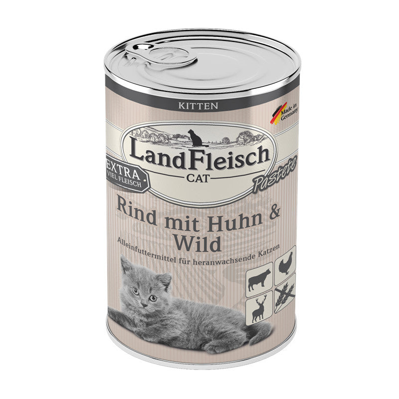LandFleisch Cat - Kitten Pastete Dose 6x400g