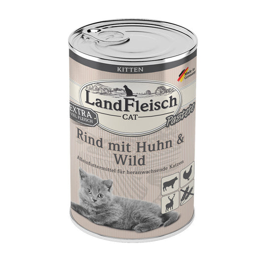 LandFleisch Cat - Kitten Pastete Dose 6x400g