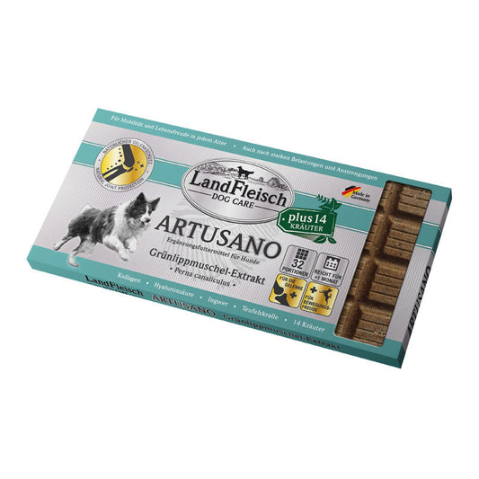 Landfleisch Dog Care Artusano 200g mit Grünlippmuschel-Ex