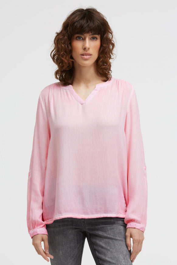 SOCCX Langarmbluse aus Viskose