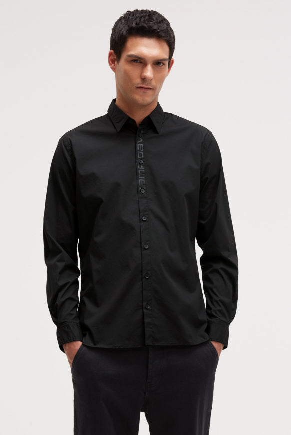 CAMP DAVID Langarmhemd mit Folienprints