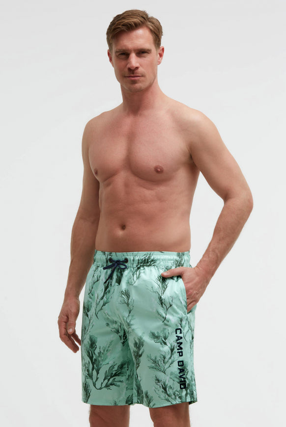 CAMP DAVID Lange Beachshorts mit All Over Print