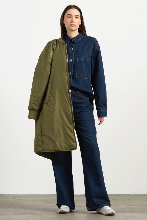 SENSES.THE LABEL Lange Jacke im Blouson