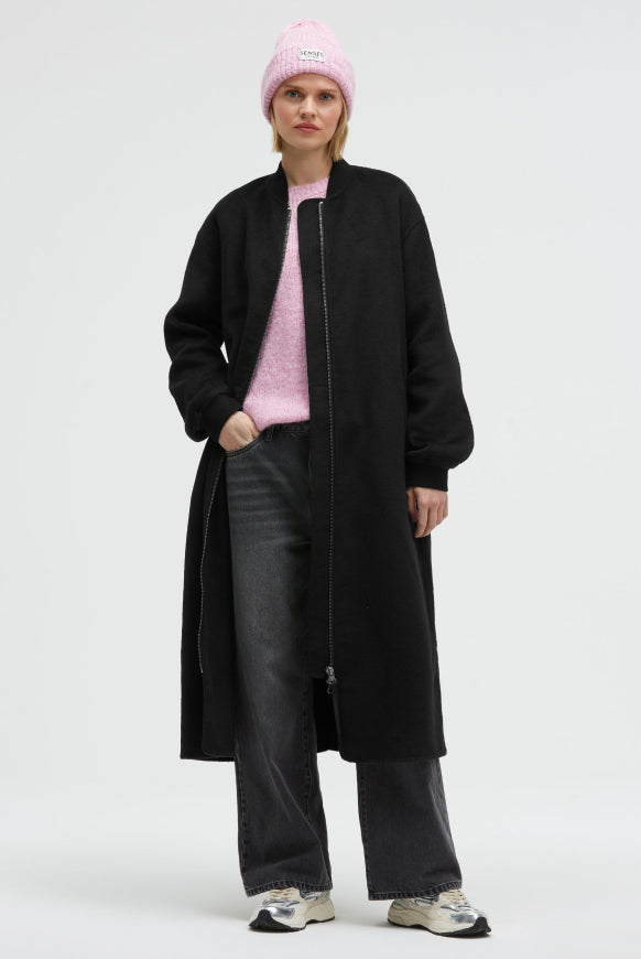 SENSES.THE LABEL Langer Wollmantel O:DA im Blouson