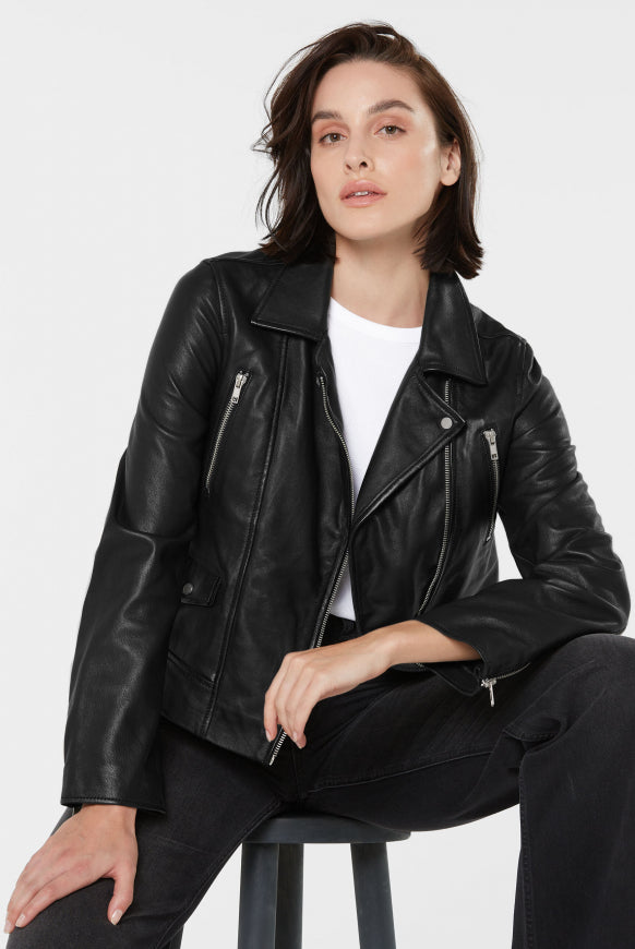 SENSES.THE LABEL Lederjacke ODI:NE im Biker