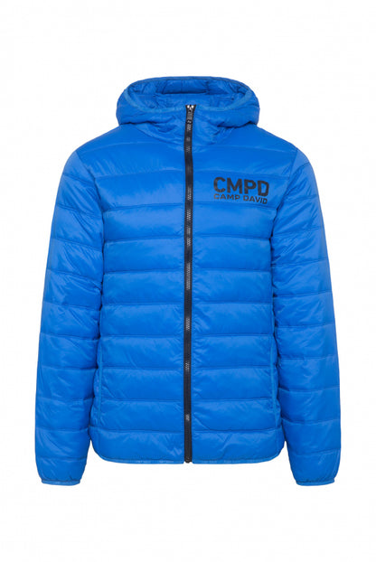 CAMP DAVID Leichte Steppjacke mit Kapuze - flight blue