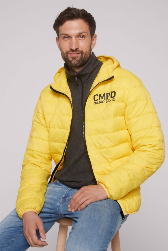 CAMP DAVID Leichte Steppjacke mit Kapuze