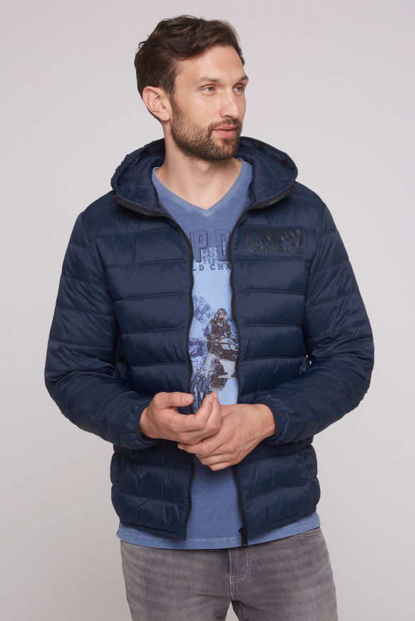 CAMP DAVID Leichte Steppjacke mit Kapuze