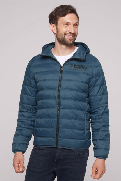 CAMP DAVID Leichte Steppjacke mit Kapuze - blue haze