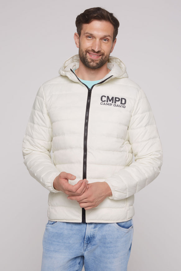 CAMP DAVID Leichte Steppjacke mit Kapuze