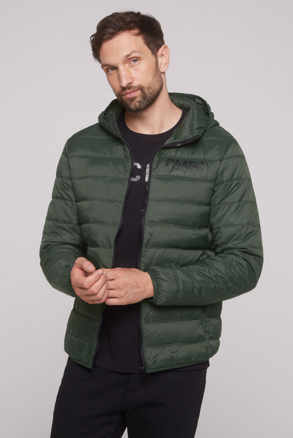 CAMP DAVID Leichte Steppjacke mit Kapuze