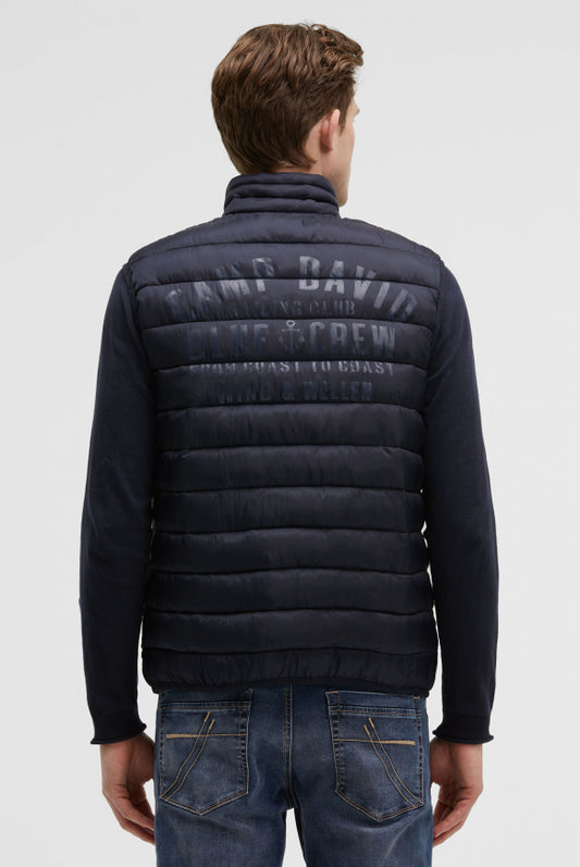 CAMP DAVID Leichte Steppweste mit Rücken