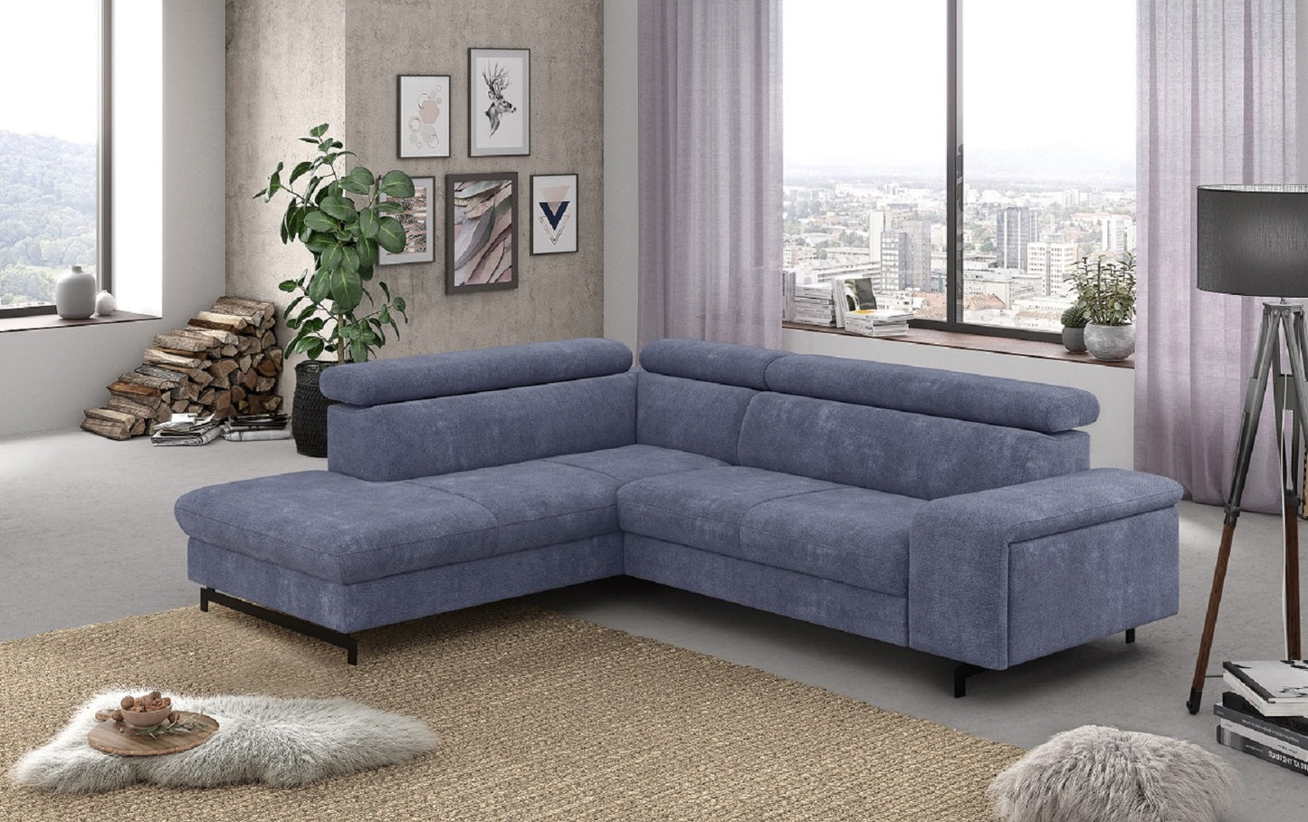 Ecksofa Emma mit Schlaffunktion und Bettkasten – Funktionalität trifft auf elegantes Design