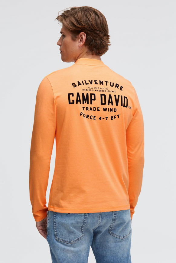 CAMP DAVID Longsleeve mit Rücken-Artwork