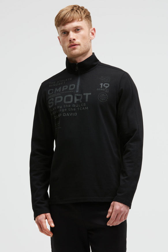 CAMP DAVID Longsleeve mit Troyer